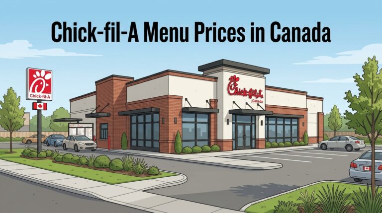 Chick-fil-A Menu With Prices in Canada