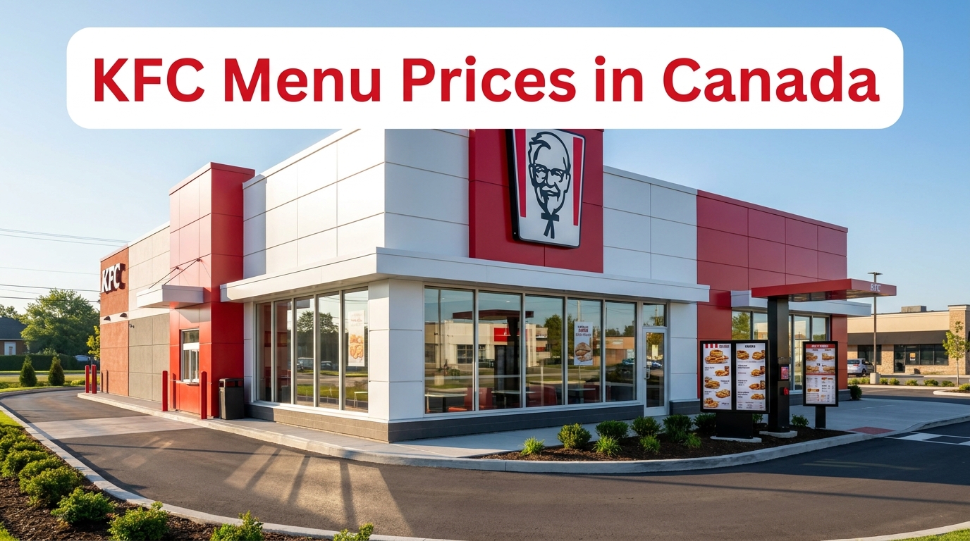 KFC Menu Prices in Canada