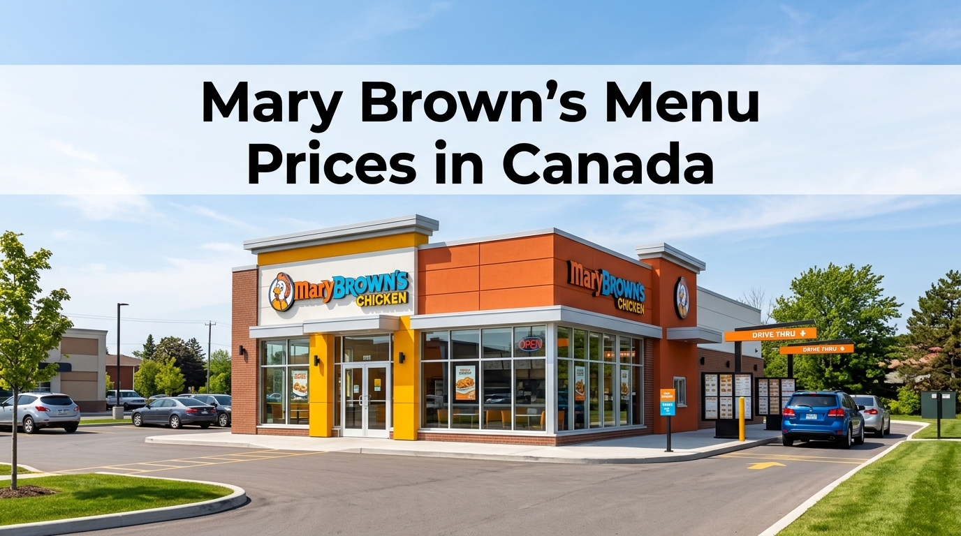 Mary Brown's Menu Prices in Canada