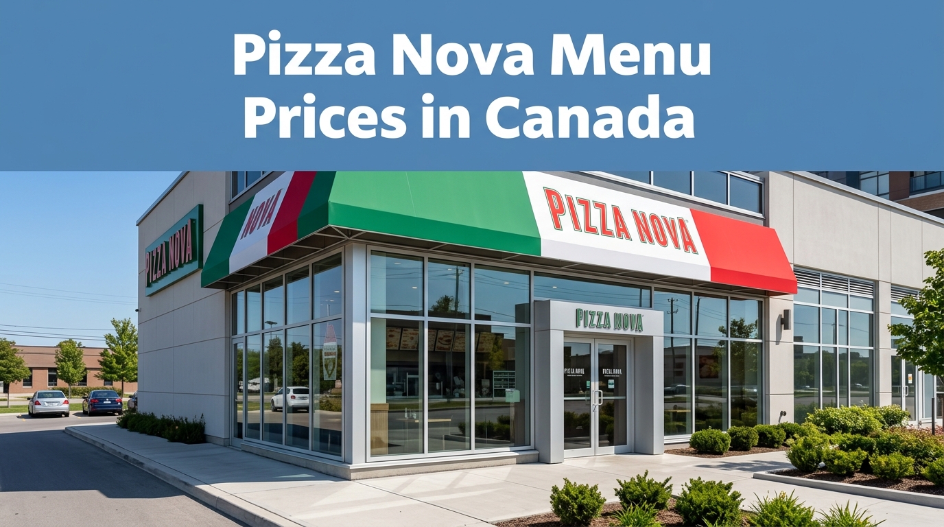 Pizza Nova Menu Prices in Canada