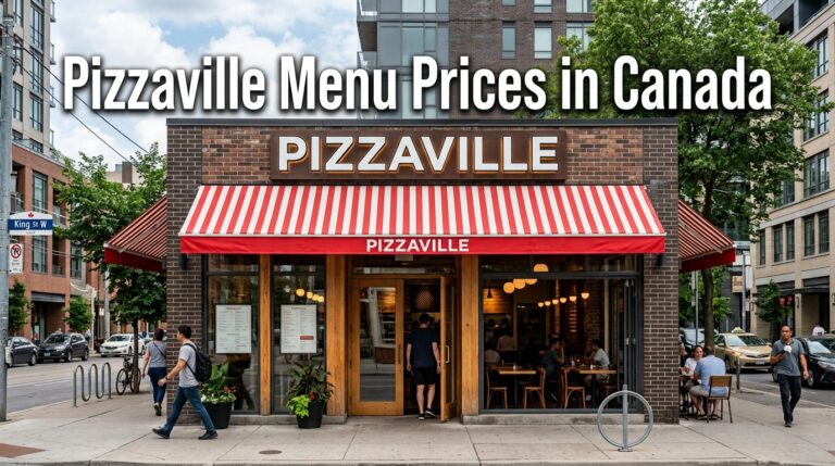 Pizzaville Menu Prices in Canada