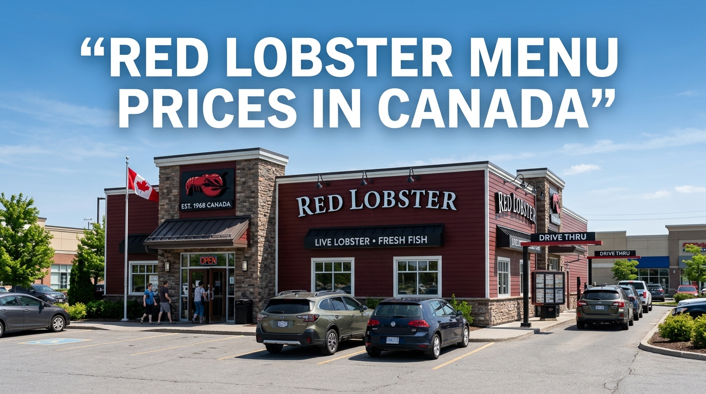 Red Lobster Menu With Prices in Canada