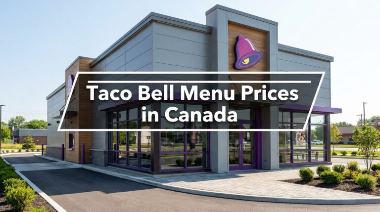 Taco Bell Menu with Prices in Canada
