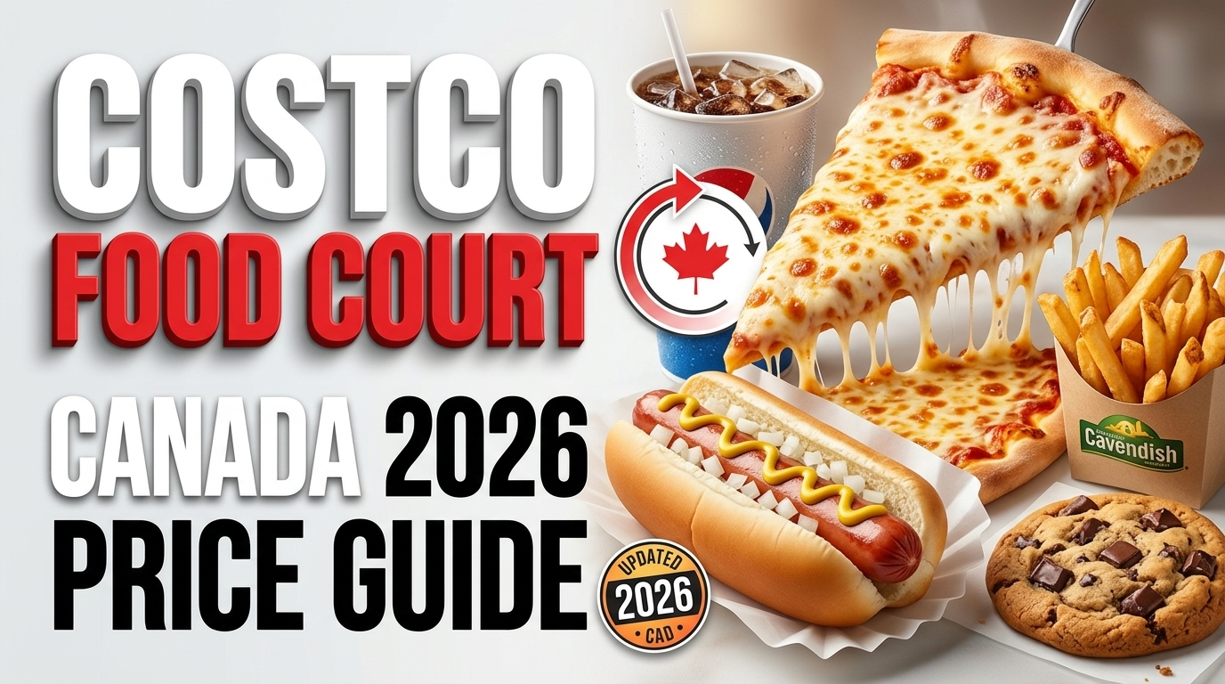 Costco Food Court Menu Prices in Canada
